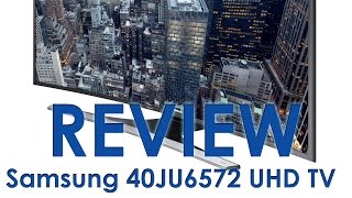 Samsung JU6572 JU6500 UHD TV review [upl. by Koah334]