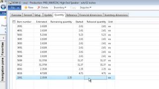 Microsoft Dynamics AX 2012 Production Sub Contractor Work Overview [upl. by Blalock]