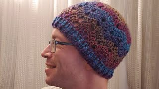 Part 2  The Chevron Hat Crochet Tutorial [upl. by Assiren292]