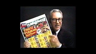 Pathmark Holiday Commercial James Karen WNBC News Update and Tease 1985 [upl. by Naihs]