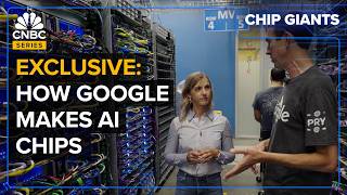 How Google Makes Custom Cloud Chips That Power Apple AI And Gemini [upl. by Elleinad]