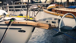 Building A Bowsprit Part 2  Ep 27  Sailing Ixion [upl. by Yur]