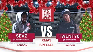 SEVZ Vs TWENTY8  PenGame Rap Battle 2023  XMAS SPECIAL [upl. by Neliac]