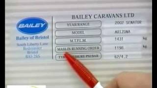 How To Use A Caravan  1 Loading and Weight Limits [upl. by Sybyl]