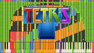 Black MIDI Synthesia – Tetris Theme A Final Impossible Remix 90000 notes  Kanade Tachibana [upl. by Sile980]