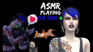 ASMR Playing The Sims 4 Keyboard Sounds Whispering [upl. by Elinnet]