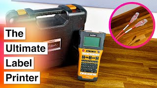 The ULTIMATE Label Printer for Network Infrastructure  Brother PTE550W [upl. by Enaled641]