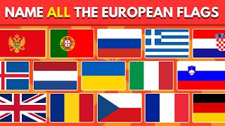 Can You Name All the European Flags 🇪🇺 Challenge Yourself [upl. by Nahs600]