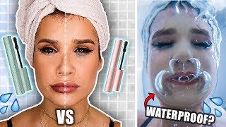 Testing FULL FACE WATERPROOF vs REGULAR Makeup [upl. by Aisercal]