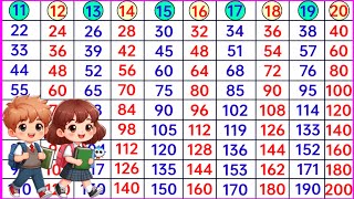 Pahada video 11 se 20 tak hindi me  Table video from 11th to 20th [upl. by Ula729]