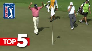 Top5 Shots of the Week  Mayakoba Golf Classic [upl. by Aneeled]