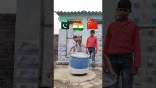 Mera rang de basanti chola 🇮🇳india VS 🇵🇰pakistan chin🇨🇳shortvideo viral music vairl minecraft [upl. by Nalid596]