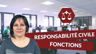 La responsabilité civile  fonctions de la responsabilité  Droit  digiSchool [upl. by Nosidda931]