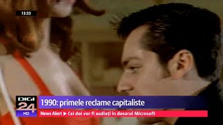 Primele reclame capitaliste din Romania 1990 [upl. by Otsenre48]