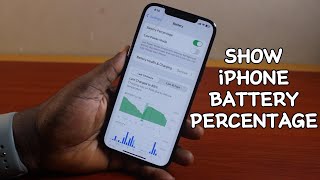 How to Show iPhone Battery Percentage [upl. by Nedrob]