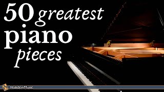 The Best of Piano  50 Greatest Pieces Chopin Debussy Beethoven Mozart [upl. by Ymaj]