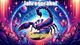 🔮 Skorpion 2024 Enthüllt Was bringt das neue Jahr Dein Sternzeichen Jahresorakel TarotHoroskop [upl. by Ttirrem827]