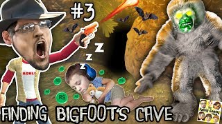 FINDING BIG FOOTS CAVE w SLEEPY CHASE Prank FGTEEV 3  FREE ROBLOX ROBUX TRAP HAHA [upl. by Gaye385]