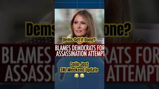 Melania Trumps blame Dems SNL Weekend Update shorts colinjost snl weekendupdate trump [upl. by Aianat107]