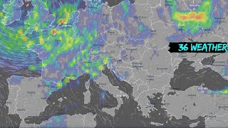 ΚΑΙΡΟΣ  3 Οκτωβρίου 2024  Μοντέλο ECMWF Υετός  βροχές καταιγίδες  Στην Ευρώπη [upl. by Kcinom]