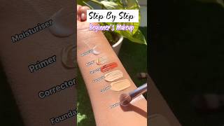 Step by step makeup for beginners makeup shorts ytshorts beginnersmakeup [upl. by Gefell]