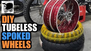 TUBELESS SPOKED WHEELS  How to Do It Yourself [upl. by Gardiner394]