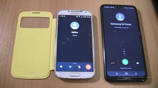 WhatsApp Incoming amp Outgoing call at the Same Time Samsung Galaxy S4 CoverNeffos X20 [upl. by Cirilo]