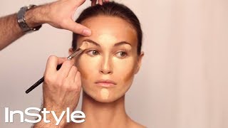 How to Contour Your Face in 5 Easy Steps  Makeup Tutorial  InStyle [upl. by Connor]