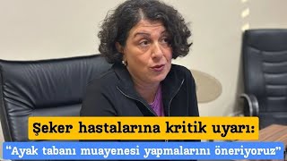 ŞEKER HASTALARINA KRİTİK UYARI [upl. by Natie]