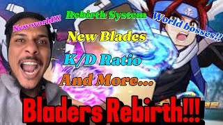 Bladers Rebirth Update 5 New World 8 New Blades Rebirth System World Bosses and More [upl. by Suoivatnod]