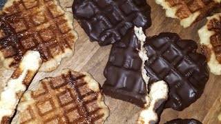 Gaufres de liège la meilleure recette simple et facile à la cannelle et au vanille chocolat 🍫 [upl. by Markus848]