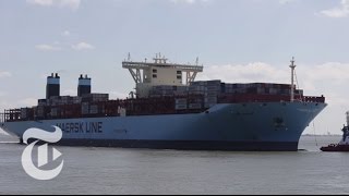 Aboard One of the Biggest Container Ships in the World  The New York Times [upl. by Richel]