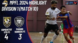 Highlight MPFL24 Gombak TOT Utd 4 3 Pahang Rangers [upl. by Aret556]