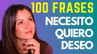 100 Frases Comunes para Expresar Deseos y Necesidades en Inglés [upl. by Gunner722]