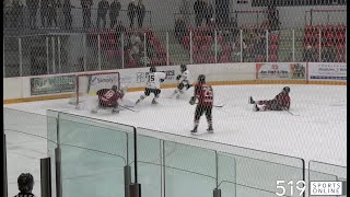 GOJHL  Cambridge RedHawks vs Ayr Centennials [upl. by Attayek]