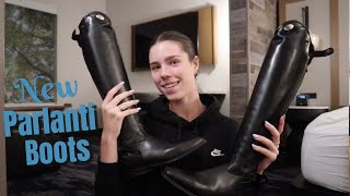 Unboxing and breaking in NEW Parlanti riding boots [upl. by Julianna]