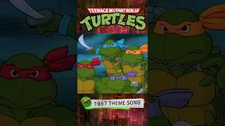 Teenage Mutant Ninja Turtles 1987  Opening Theme Song 🎶  TMNT Shorts [upl. by Refannej236]