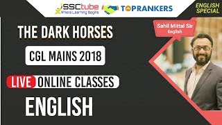 English Session  20062019  SSC MAINS  by Sahil Sir [upl. by Eremahs]