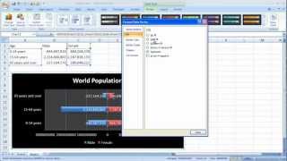 Create a Bidirectional Bar Chart Comparative Histogram [upl. by Vivi648]