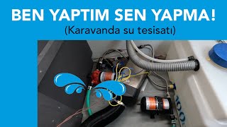 Karavana Hidrofor ve Basınç Tankı Nasıl Bağlanmalı [upl. by Ninnahc]