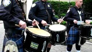 NY  NJ Port Authority Police Pipes amp Drums  NPW 17th Pipeband March Staging 2011  WDC Video 22 [upl. by Araed]