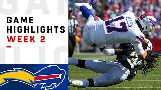 Chargers vs Bills Week 2 Highlights  NFL 2018 [upl. by Rozanna]