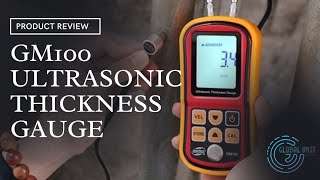 GM100 Ultrasonic Thickness Gauge  Global Unit Product Review [upl. by Halladba]