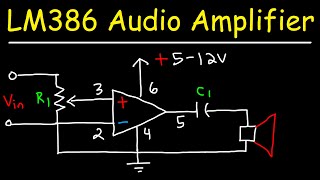 LM386 Audio Amplifier Circuit With Bass Boost and Volume Control [upl. by Annaira157]