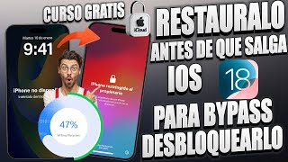 Como Restaurar O Resetear iPhone y Desbloquear con BypassIC Mina Iremoval Pro [upl. by Eigroeg]