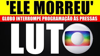 Globo interrompe programação às pressas em DOMINGO DE LUT0 ELE M0RREU [upl. by Ninon380]