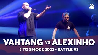 VAHTANG 🇷🇺 vs Alexinho 🇫🇷  GRAND BEATBOX BATTLE 2023 7 TO SMOKE  Battle 3 [upl. by Elumas289]