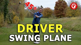 This is the PERFECT SWING PLANE when hitting a DRIVER [upl. by Niwrad]