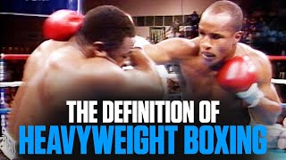 The Greatest First Round In Heavyweight Boxing History  Michael Moorer vs Bert Cooper [upl. by Ettener]