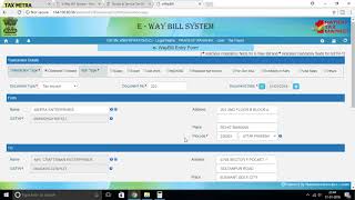 HOW TO GENERATE E WAY BILLDETAILED [upl. by Audrey]